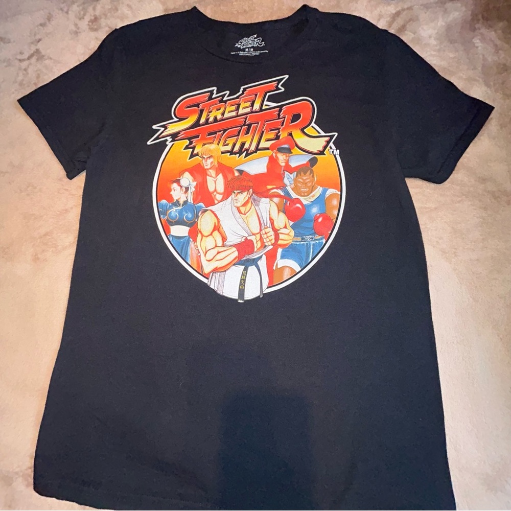 Street Fighter Graphic Black Tee